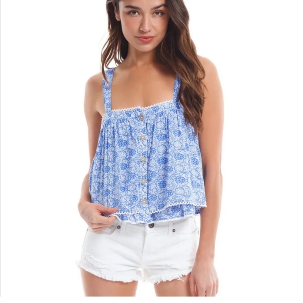 NWOT Free People Sweet Caroline Tank